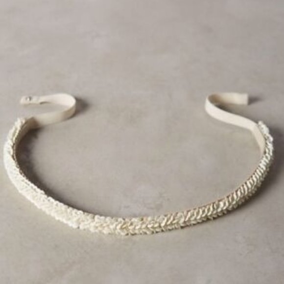 Anthropologie Shimmered Ishani Belt Sequin New - Picture 1 of 2